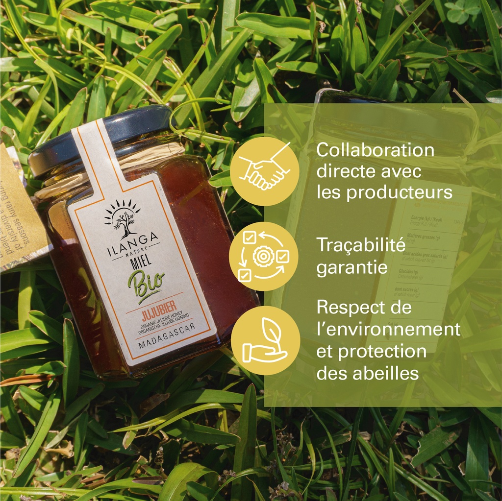 les valeurs du miel de jujubier 140g BIO