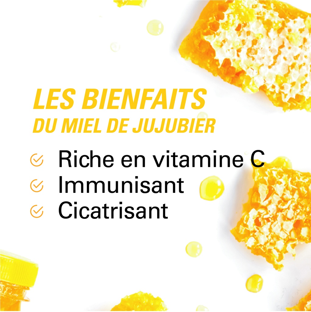 les bienfaits du miel de jujubier 140g BIO