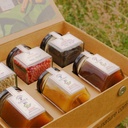 Assortiment de 3 Épices & 3 Miels  BIO - Coffret en situation