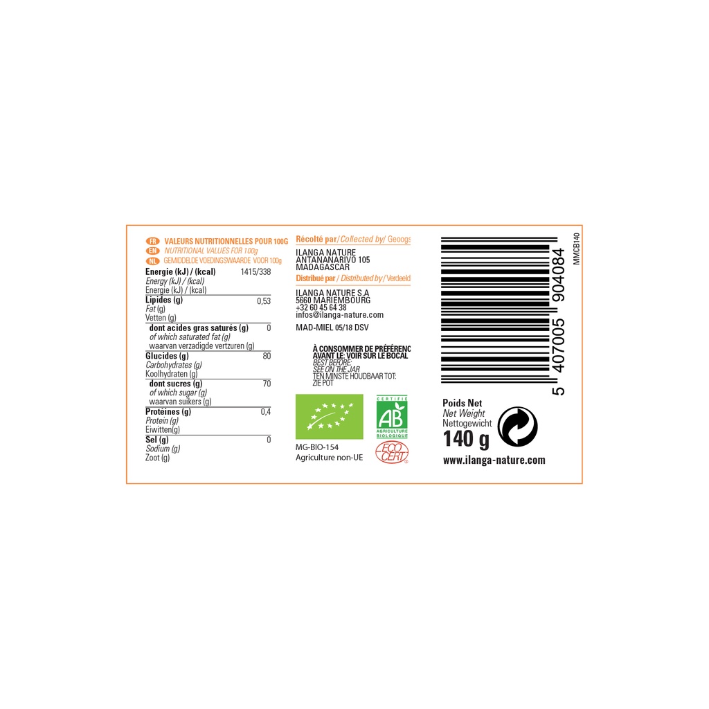 Miel de Mokarana - BIO 