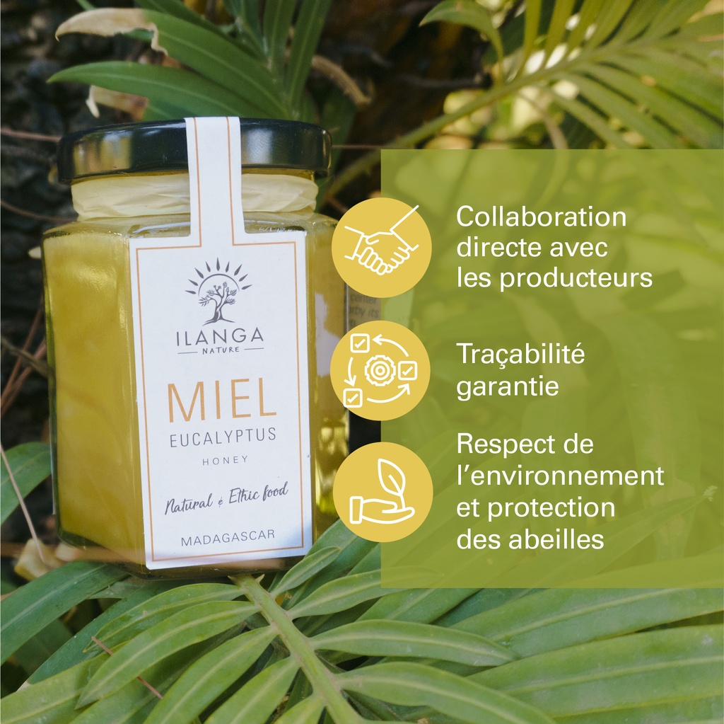 les valeurs du miel d'eucalyptus 250g