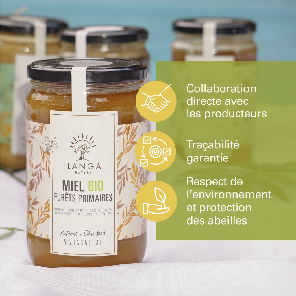les valeurs du miel de forêts primaires 900g BIO