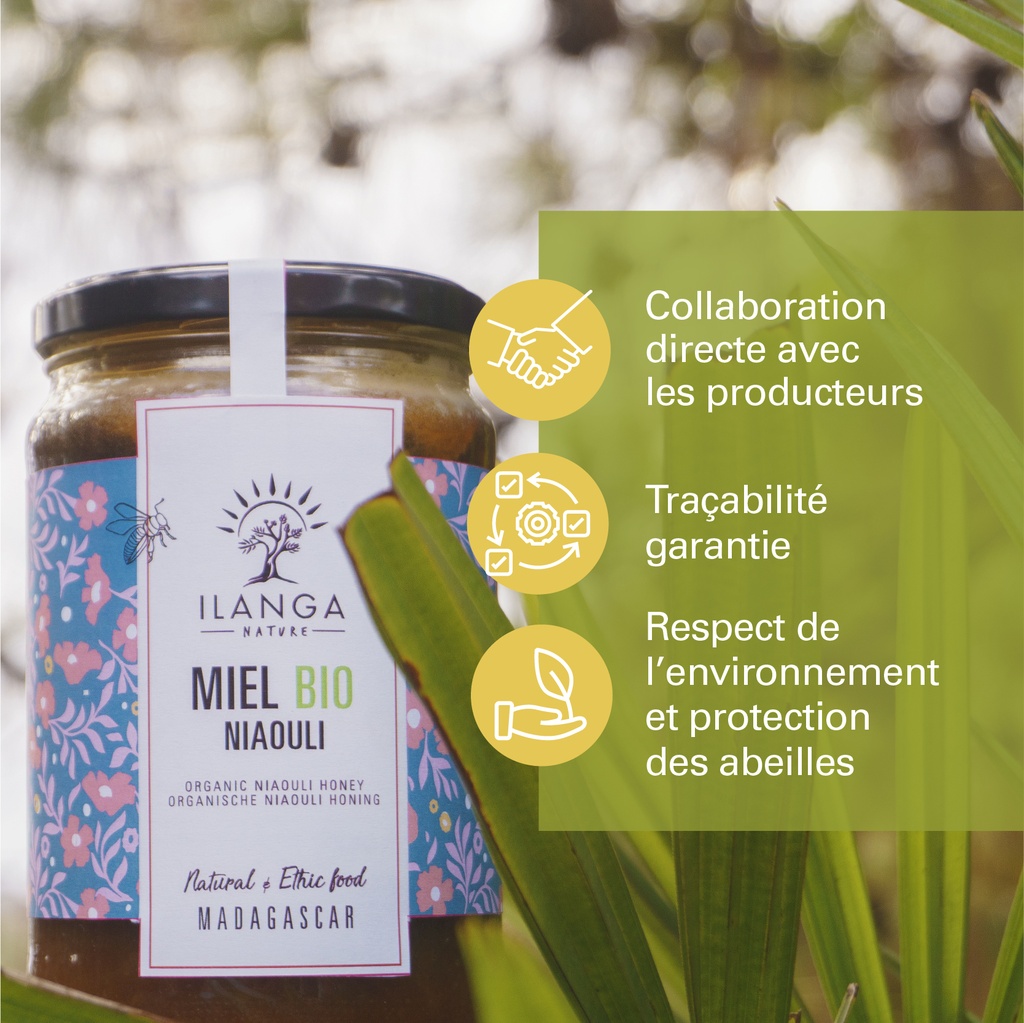 les valeurs du miels de niaouli 900g BIO