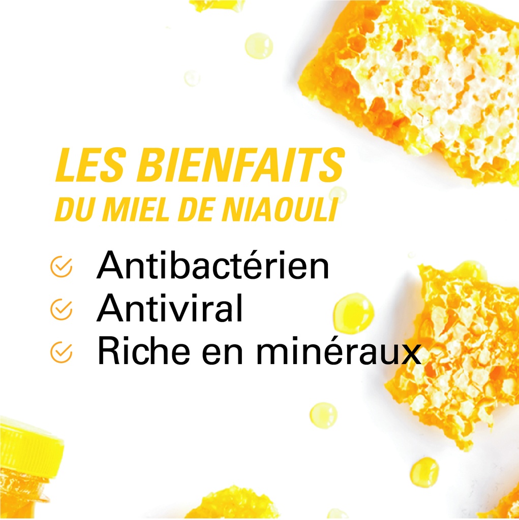 les bienfaits du miel de niaouli 900g BIO