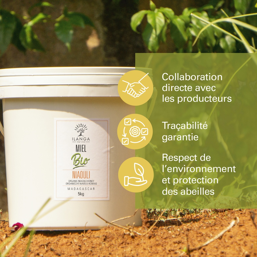 les valeurs du miel de niaouli 5kg BIO