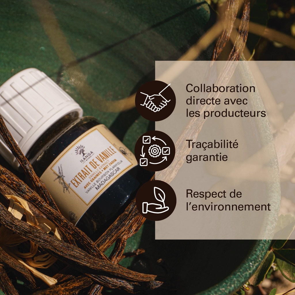 Extrait de vanille Bourbon - L400 - avec grains - 1 kg