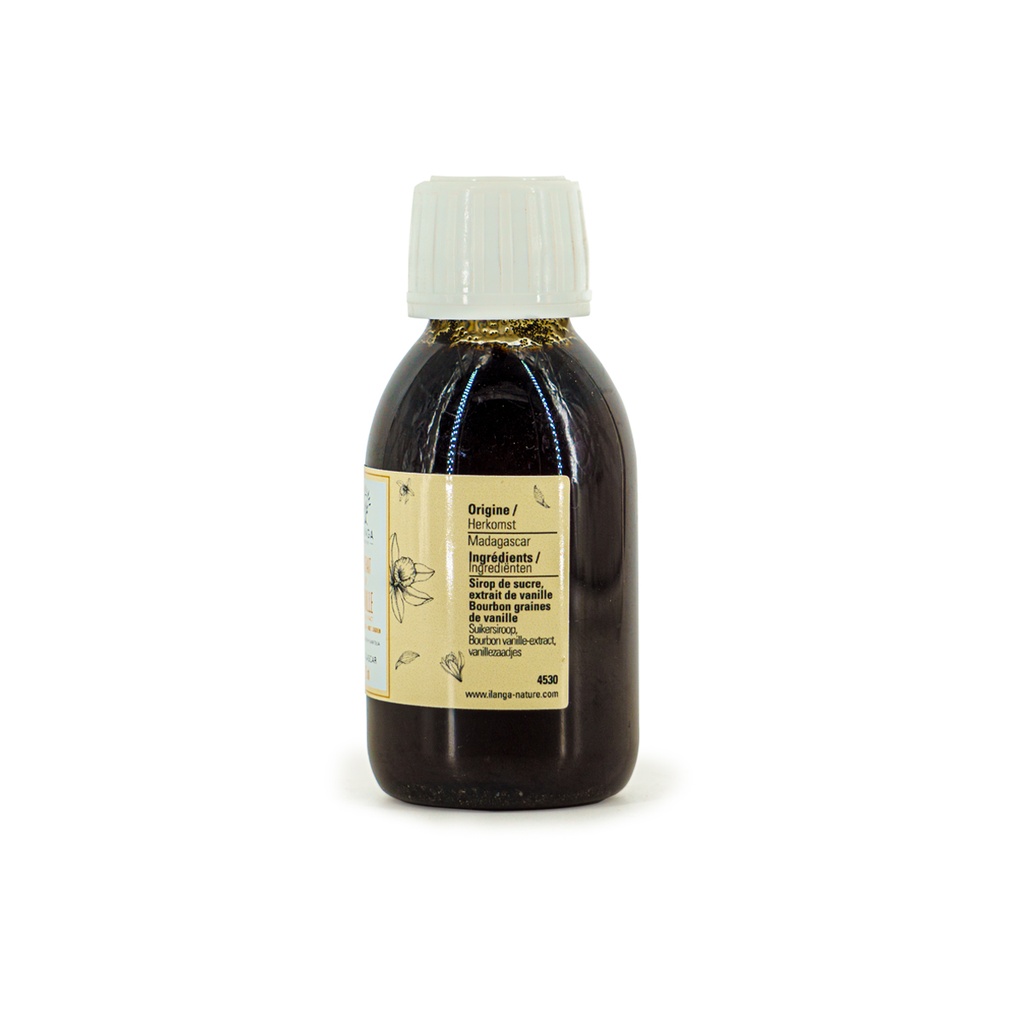L'extrait de vanille 125 ml (avec grains) vue de dos