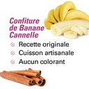 L'authenticité de la confiture de banane cannelle 220g