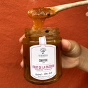 la confiture de fruit de la passion 220g en situation
