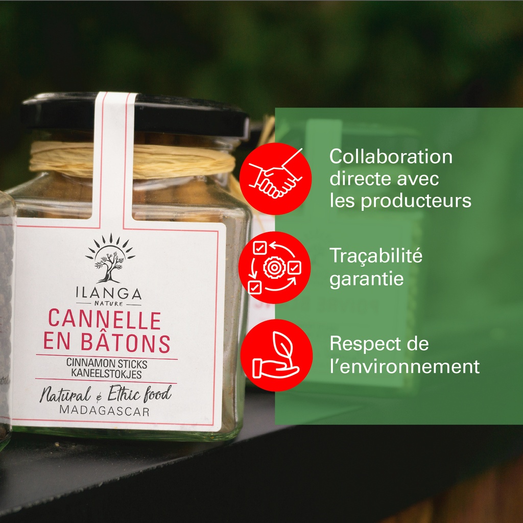 les valeurs de la cannelle en bâtons 50g