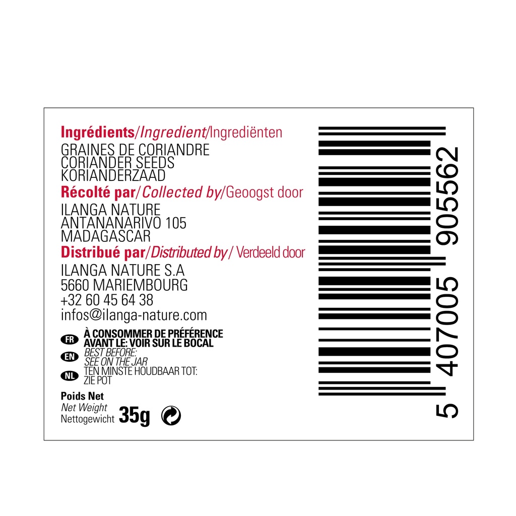 Coriandre en Grains 35g