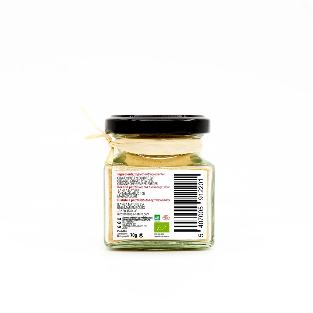 Gingembre en Poudre 100 gr - Beeonature