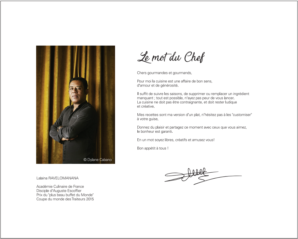 note du chef lalaina