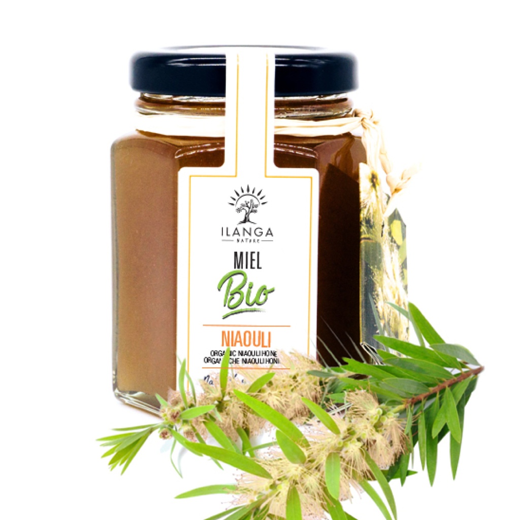 le miel de niaouli dans l'assortiment de 6 Miels 80g BIO