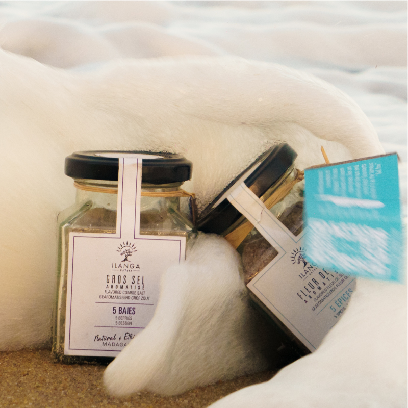 Quartet de Gros Sels Aromatisés - gros sels 5 baies