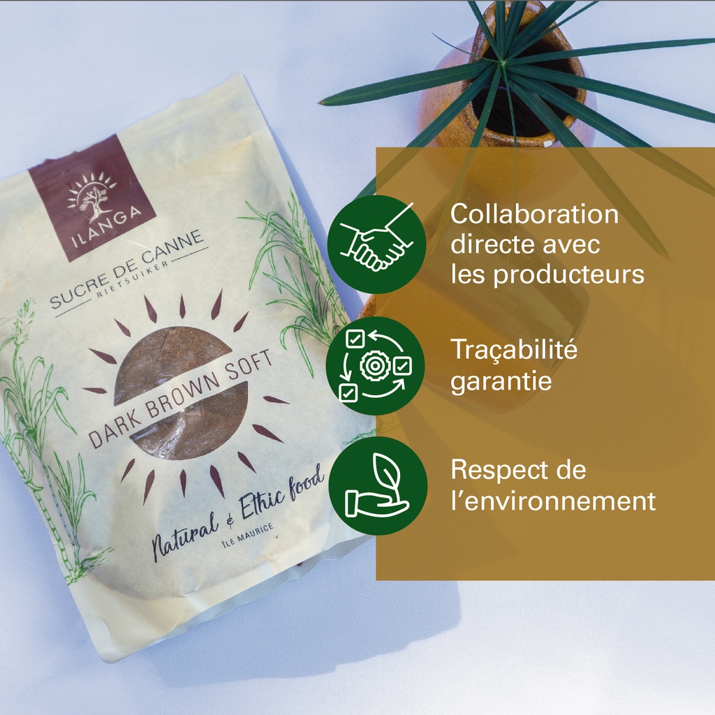 les valeurs du sucre d scanne dark brown soft 500g