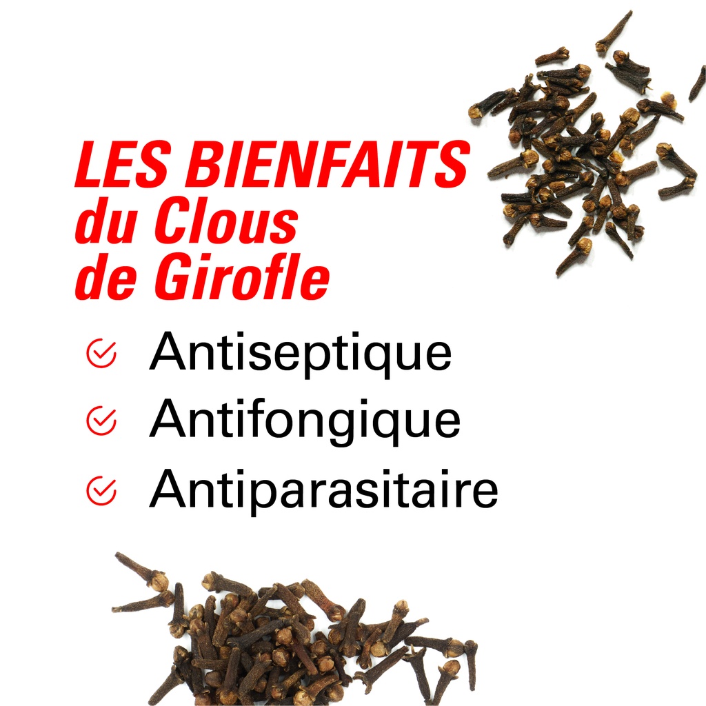 les bienfaits du clous de girofle 150g