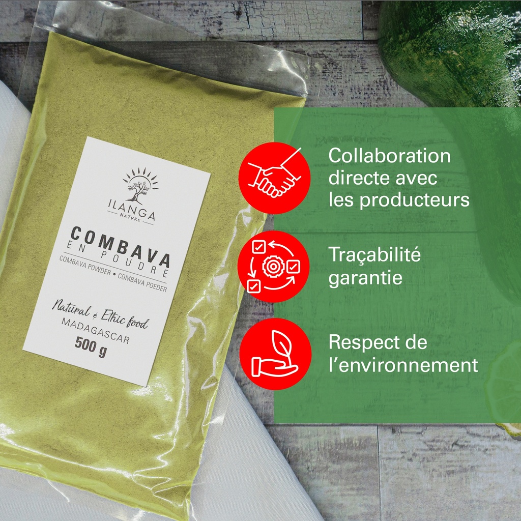 les valeurs du combava en poudre 500g