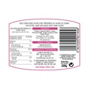 les informations sur la confiture d'ananas baies roses 220g