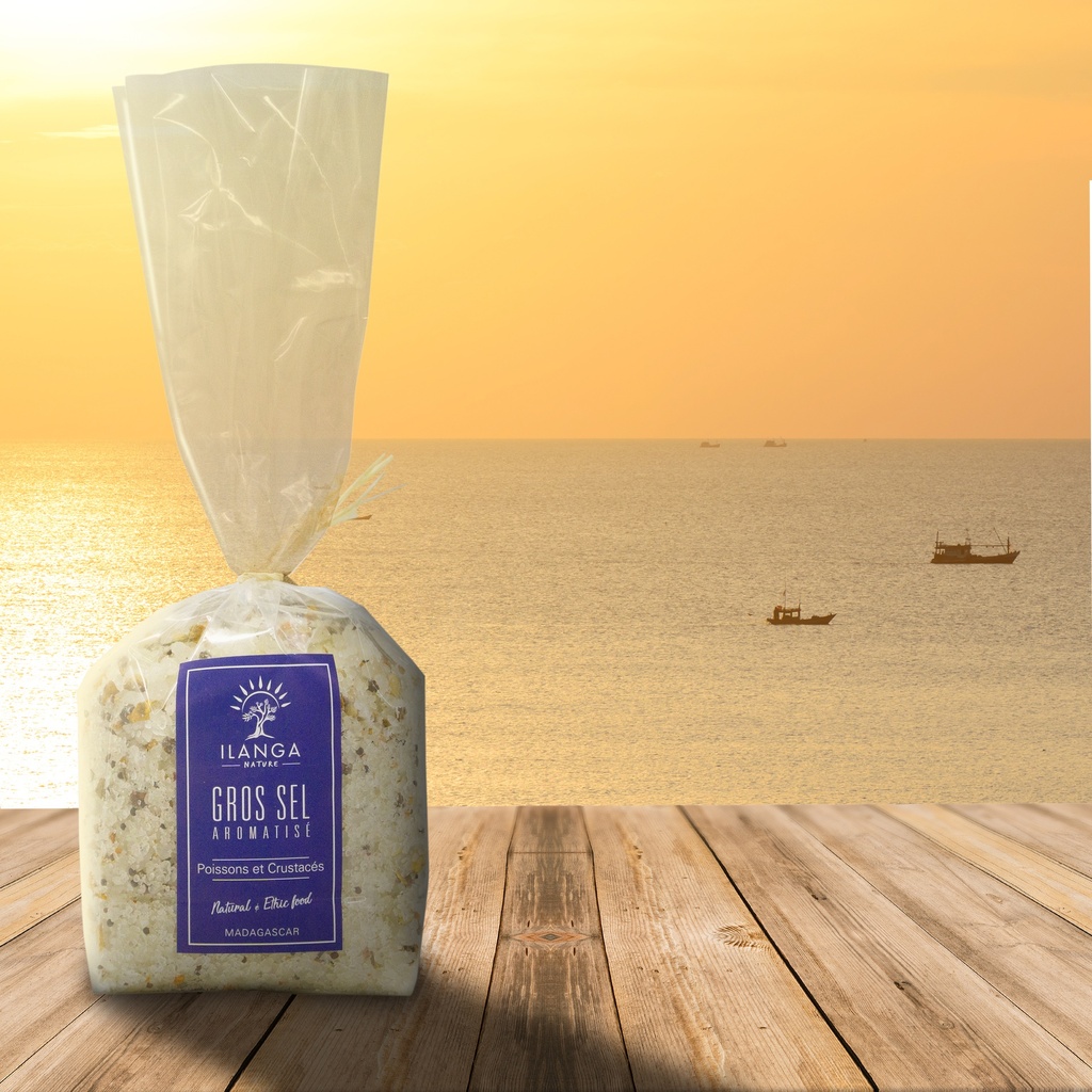 Gros Sel pour Poissons et Crustacés 500g