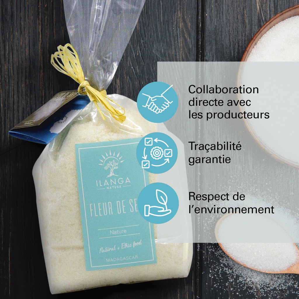 les valeurs du fleur du sel nature 500g