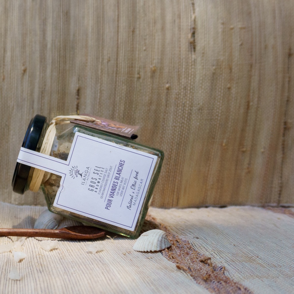 le gros sel pour viandes blanches 175g en situation