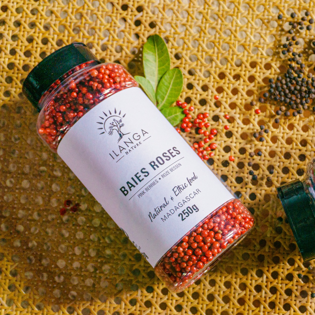la baies roses 250g en situation
