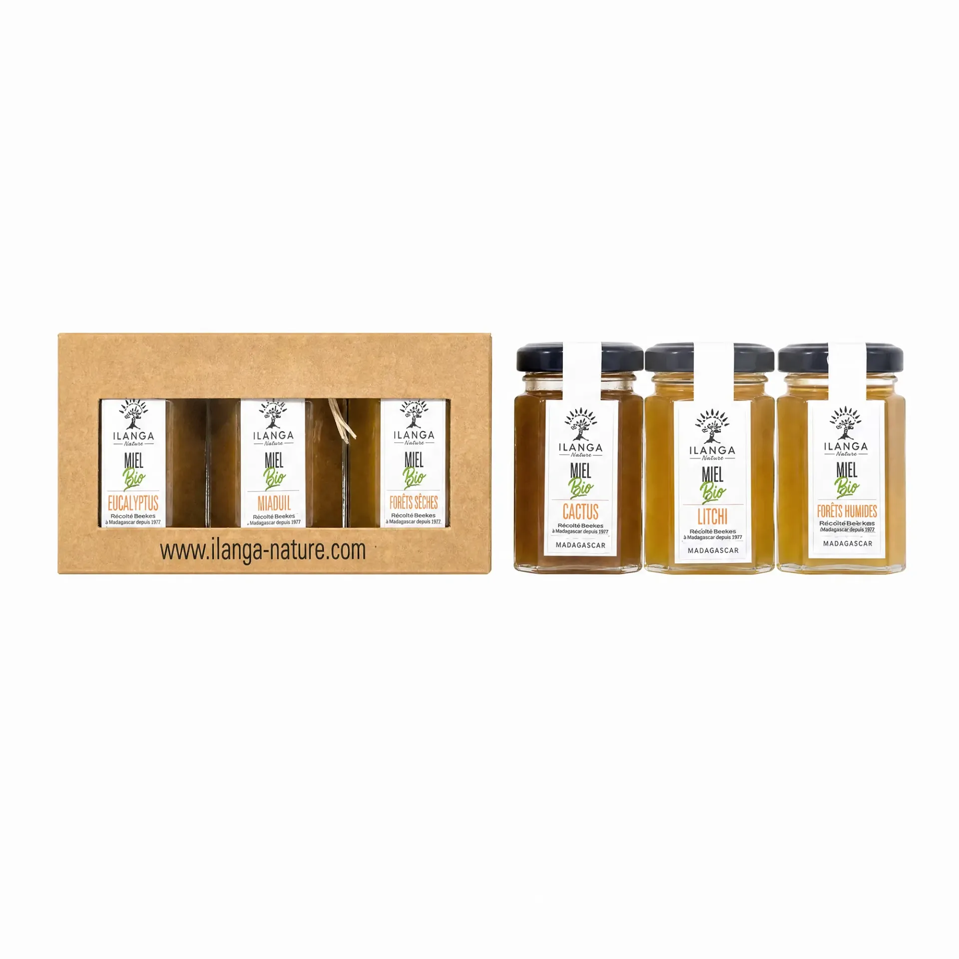 [5909058] Assortiment de 6 Miels 80g - BIO