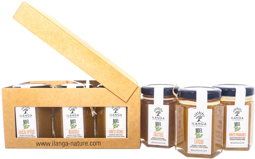 [5909058] Assortiment de 6 Miels 80g - BIO