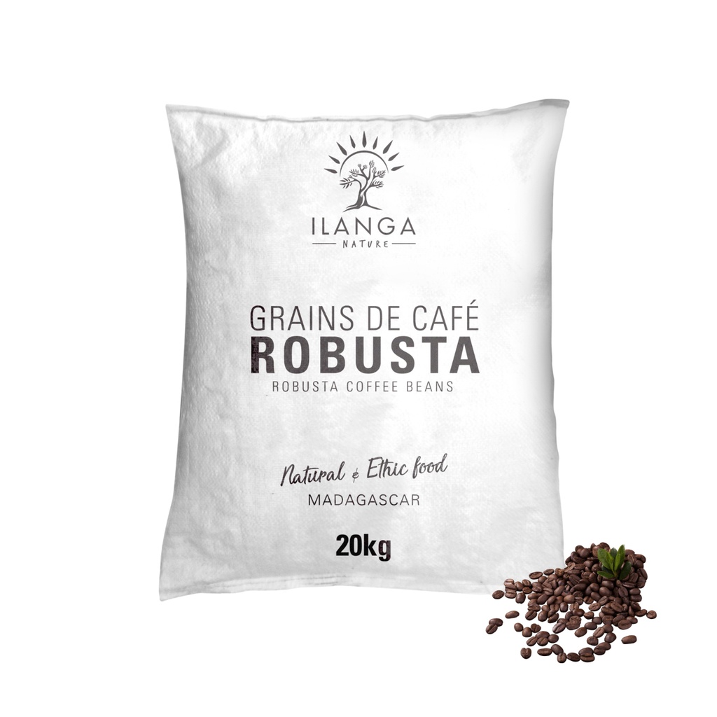 Grain de café Robusta - Sac de 20Kg