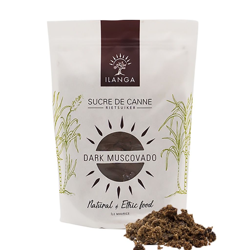 [5900130] Donkerbruine Muscovado Rietsuiker 500g