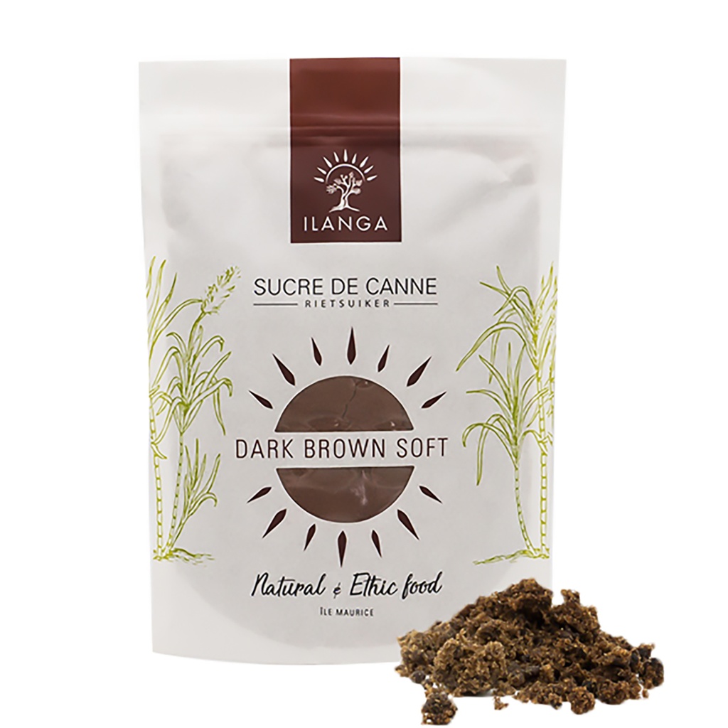 Sucre de Canne - Dark Brown Soft 500g