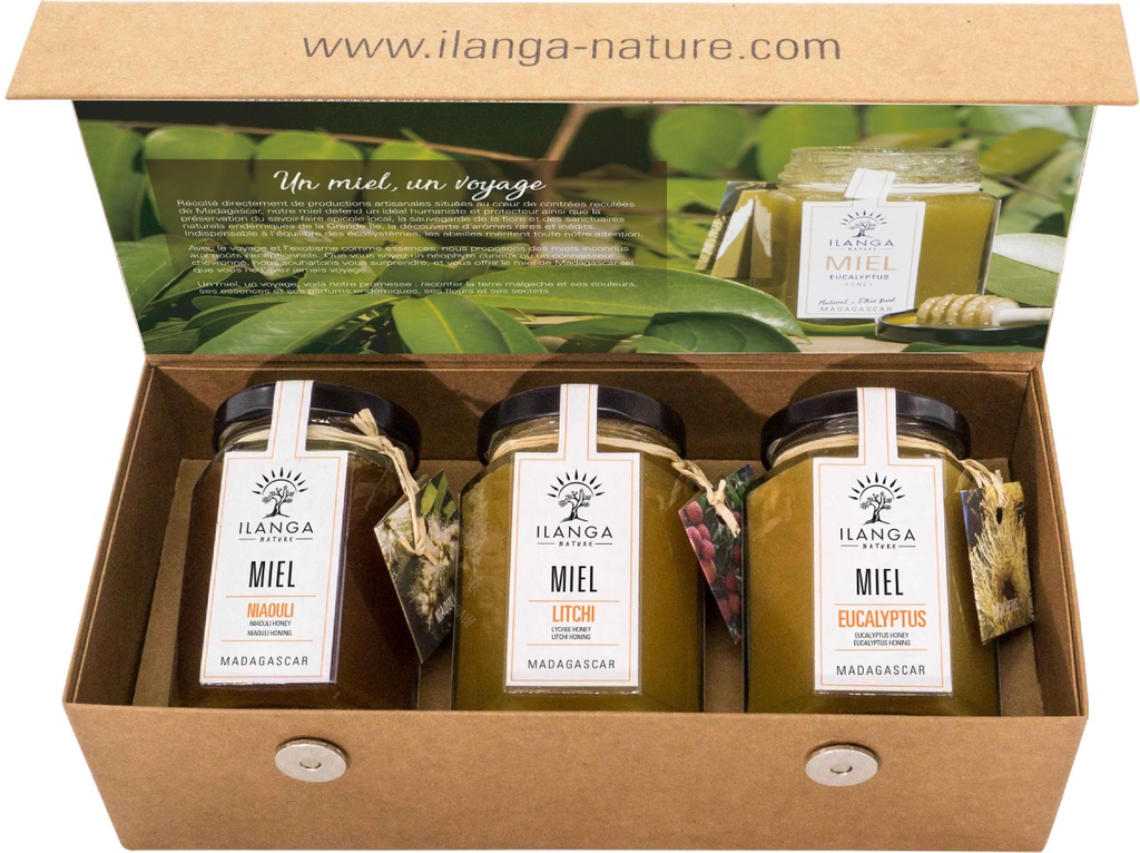 La Collection de 3 Miels 250g
