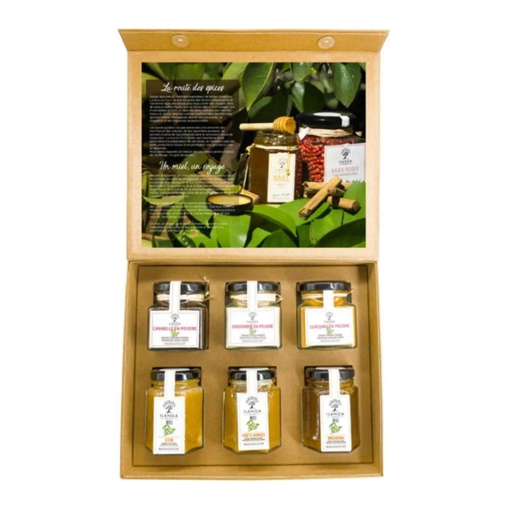 Assortiment de 3 Épices & 3 Miels - BIO