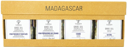 [5912683] Quartetto di sale grosso aromatizzato