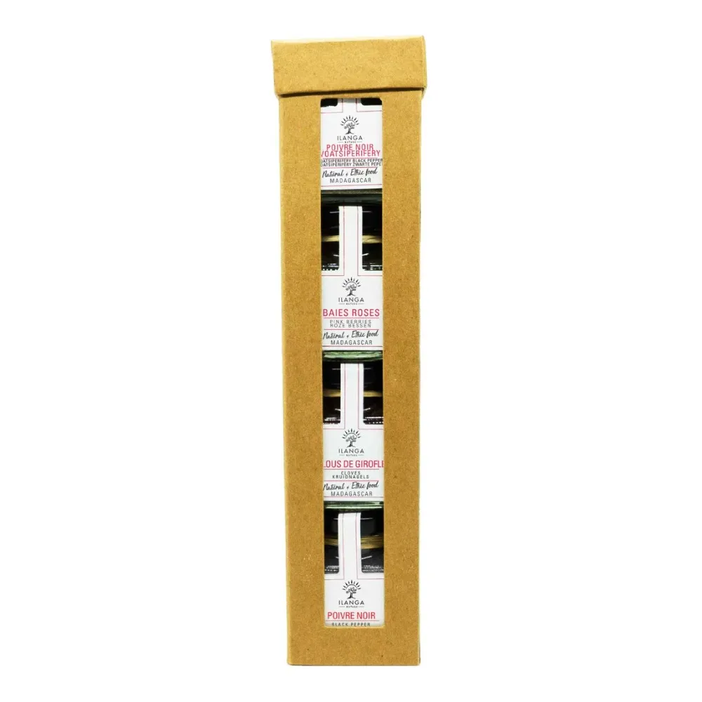 [5904015] Assortment of 4 Discovery Spices in grains