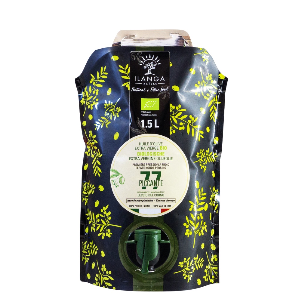 Huile d'Olive Extra Vierge Piquante 1.5L - BIO