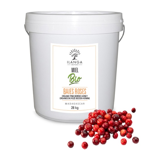 [5905210] Miel de Baies Roses 28kg - BIO