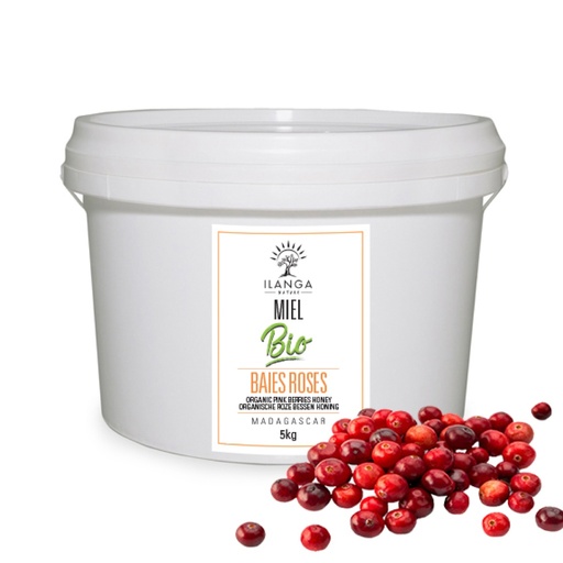 [5905166] Roze Bessenhoning 5kg - ORGANISCH