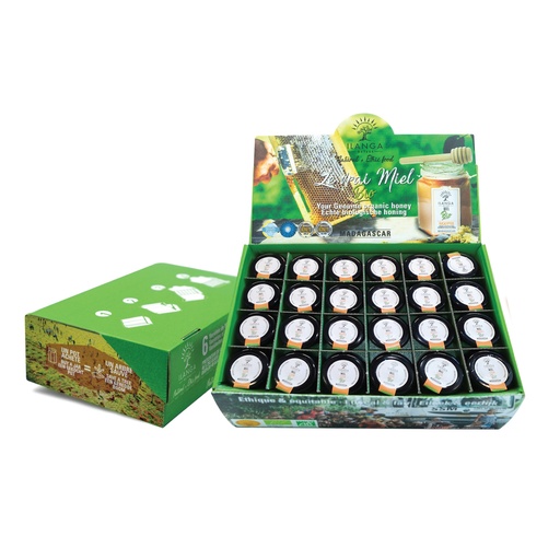 [5907153] Assortment of 48 honeys - ORGANIC